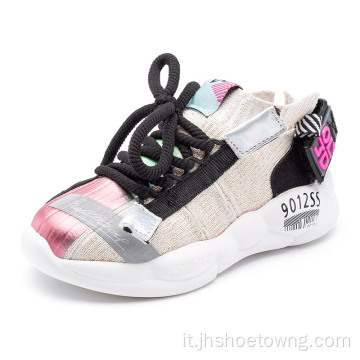 Moda outdoor antiscivolo per bambini che corrono scarpe sportive